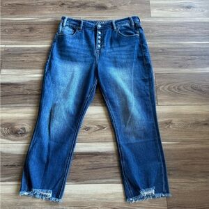 Rock & Roll Straight Cropped Jeans size 33X25